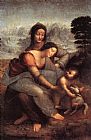 The Virgin and Child With St Anne by Leonardo da Vinci